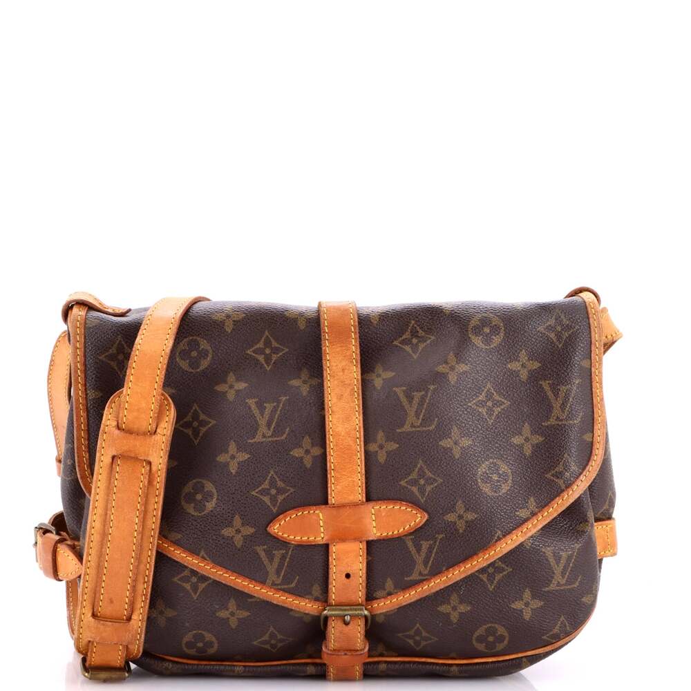 Louis Vuitton Saumur Handbag Canvas 30 #323420L11B